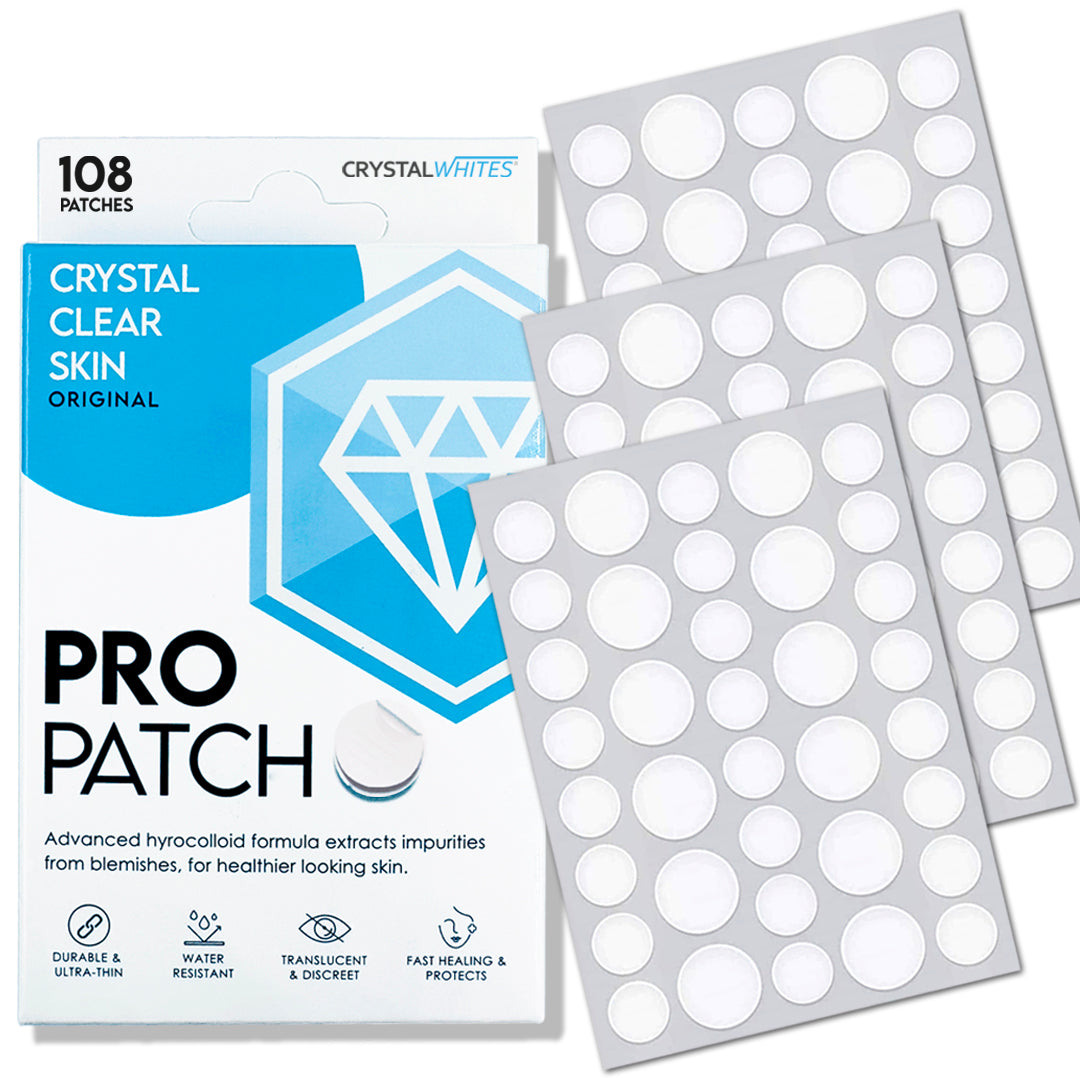 108 Pimple Pro Patches for spots, acne and blemishes - Crystal Whites