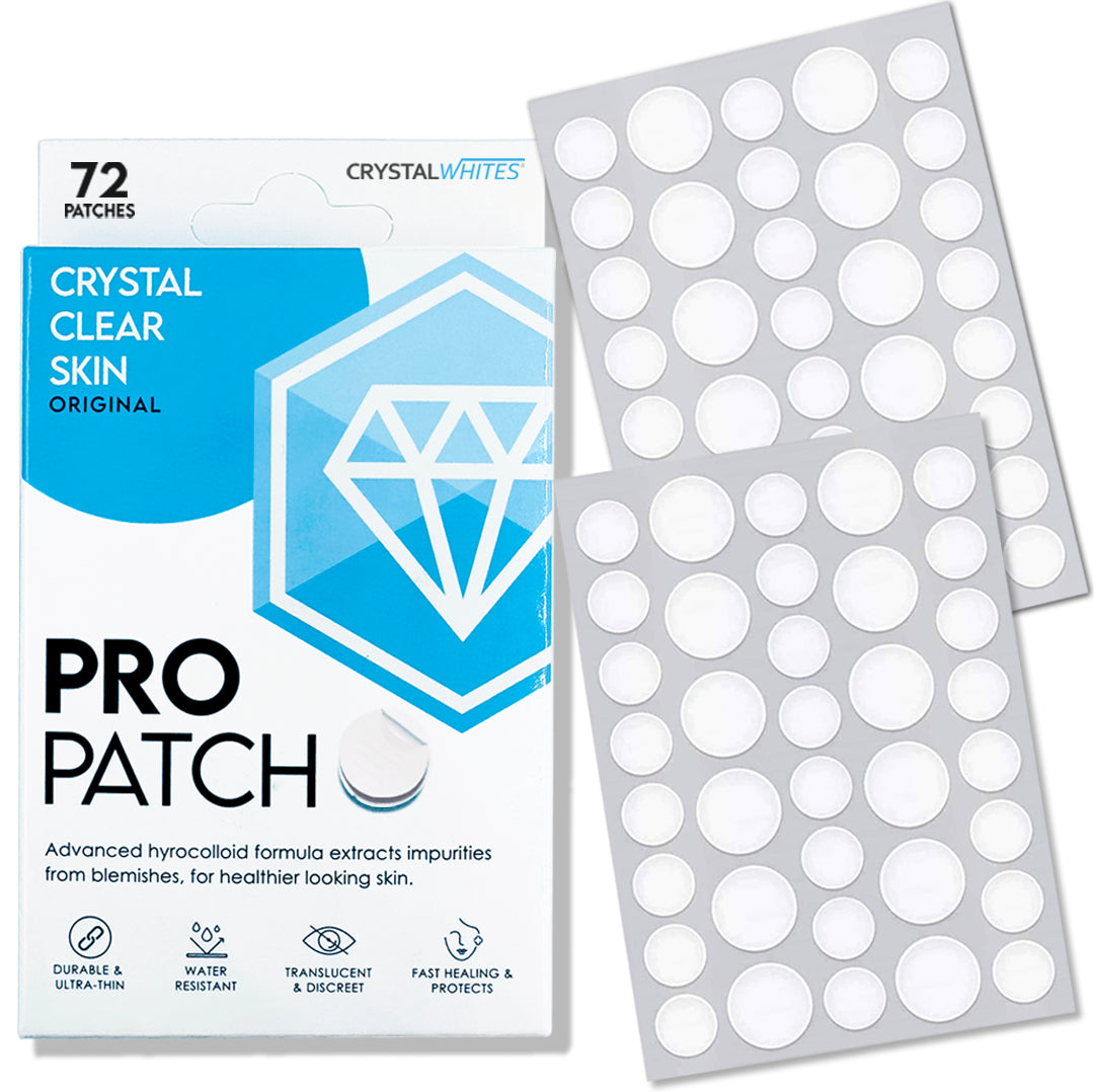 72 Pimple Pro Patches for spots, acne and blemishes - Crystal Whites